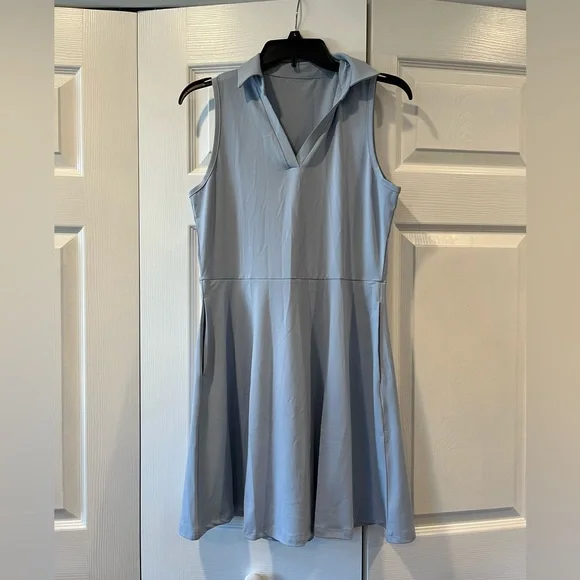 Dresses | Light Blue Tennis Dress With Shorts | Poshmark